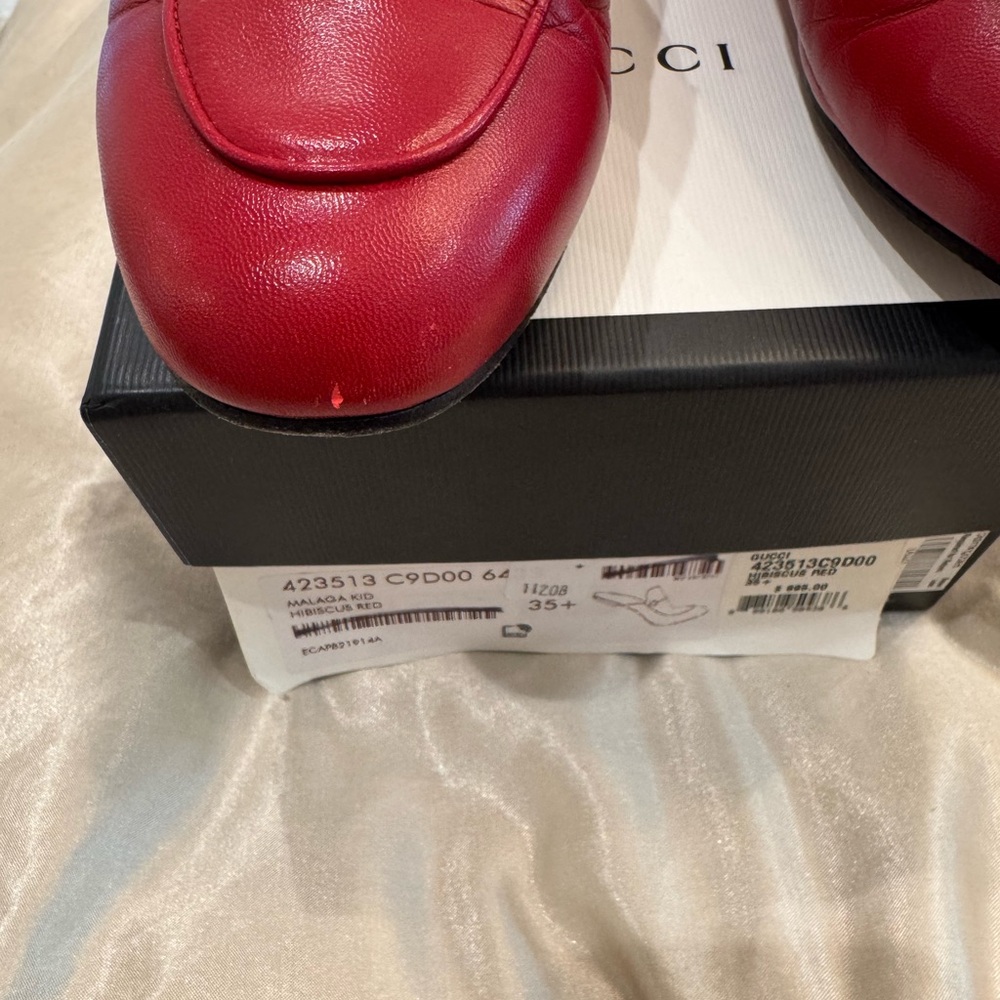 Gucci Princeton mule - Hibiscus red size 35.5 - Picture 5 of 5